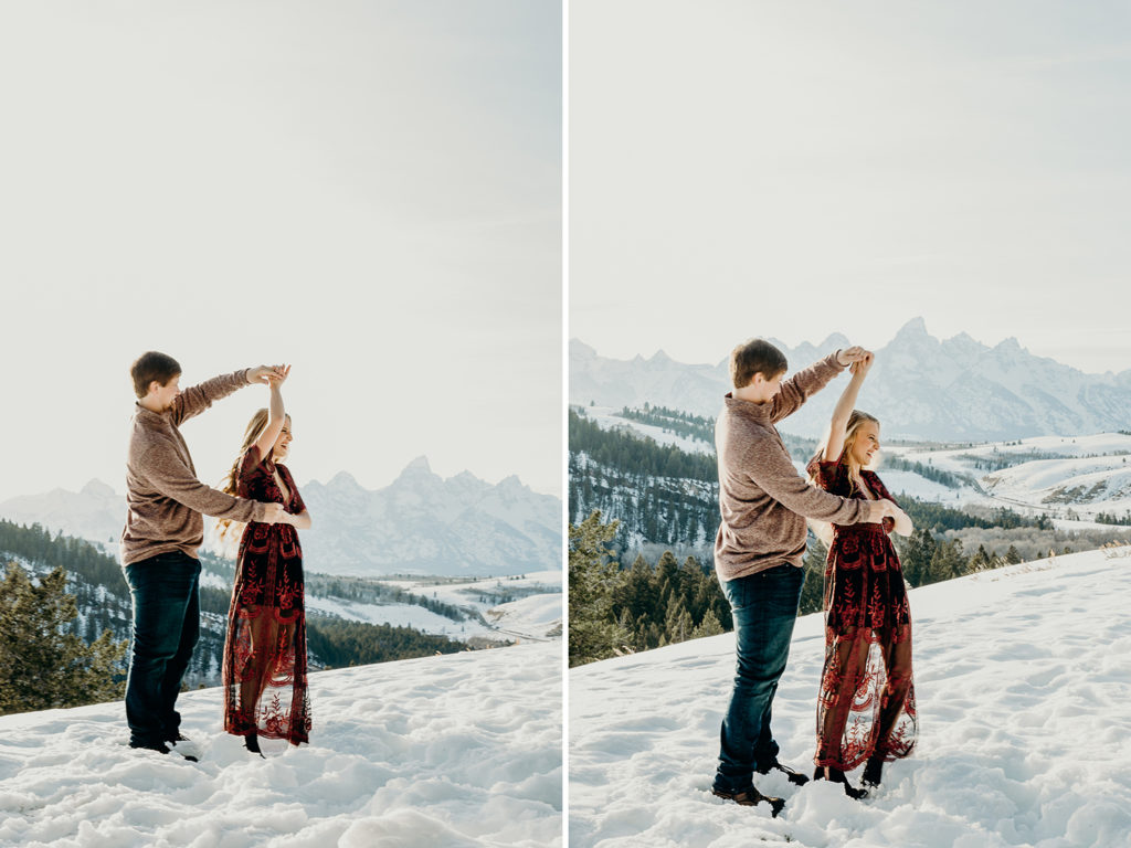 grand teton national park engagement