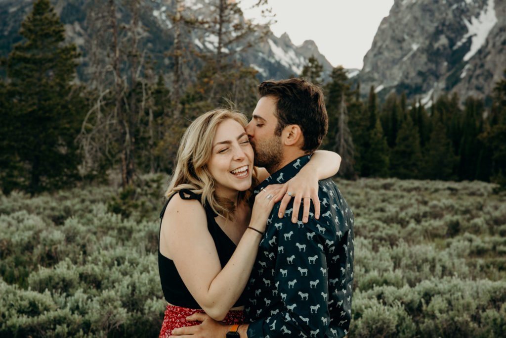 engagement session in grand teton national park jackson hole wedding photographer