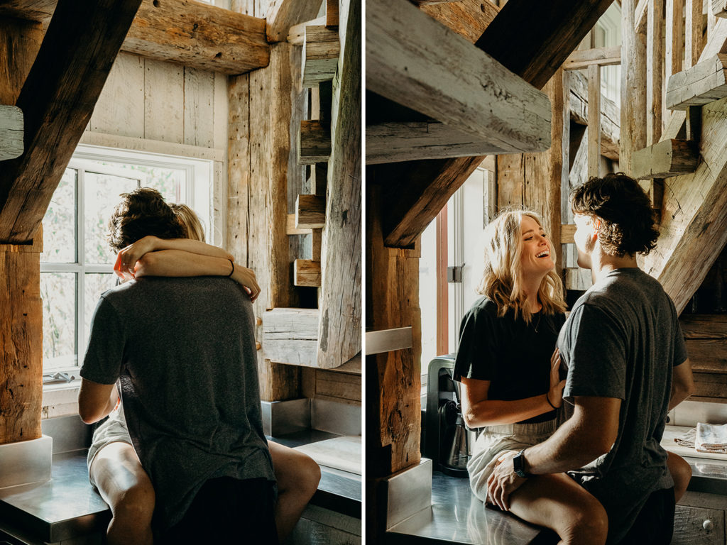 in home engagement session
