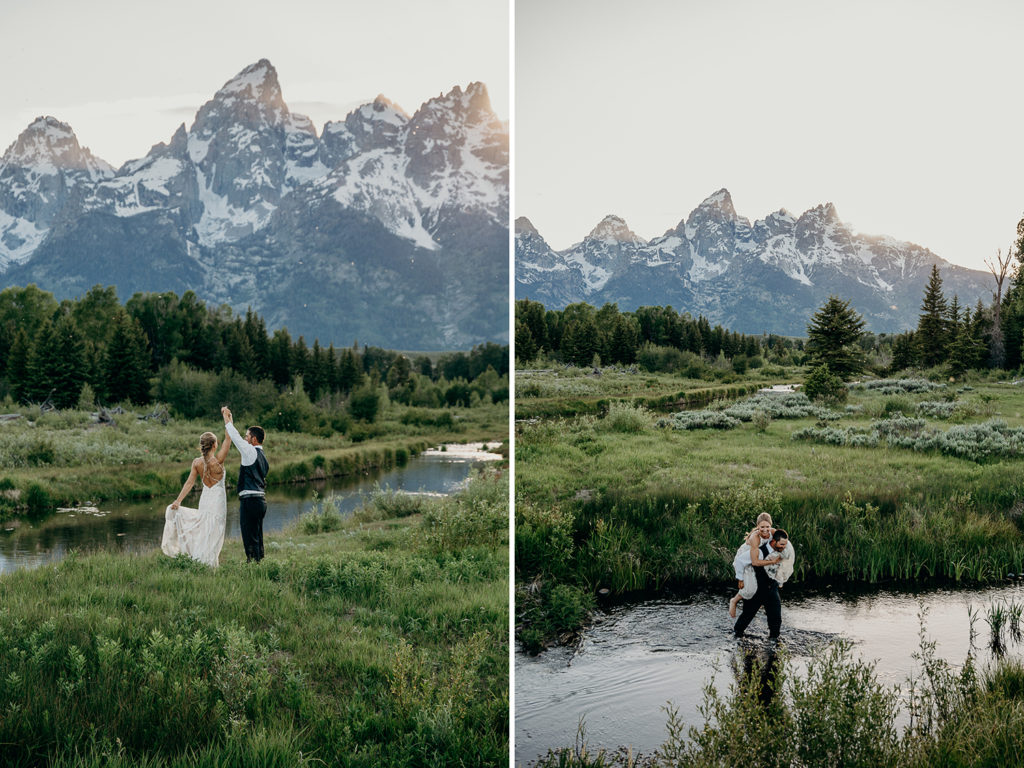 wedding at schwabachers landing