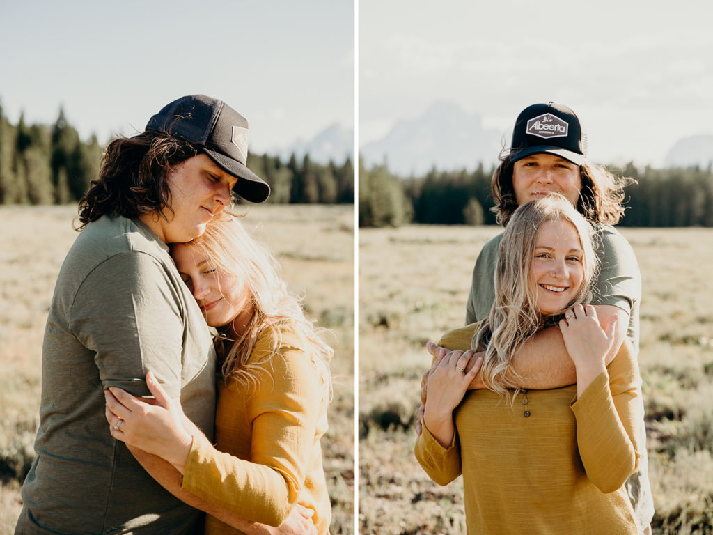 grand teton national park engagement photographer