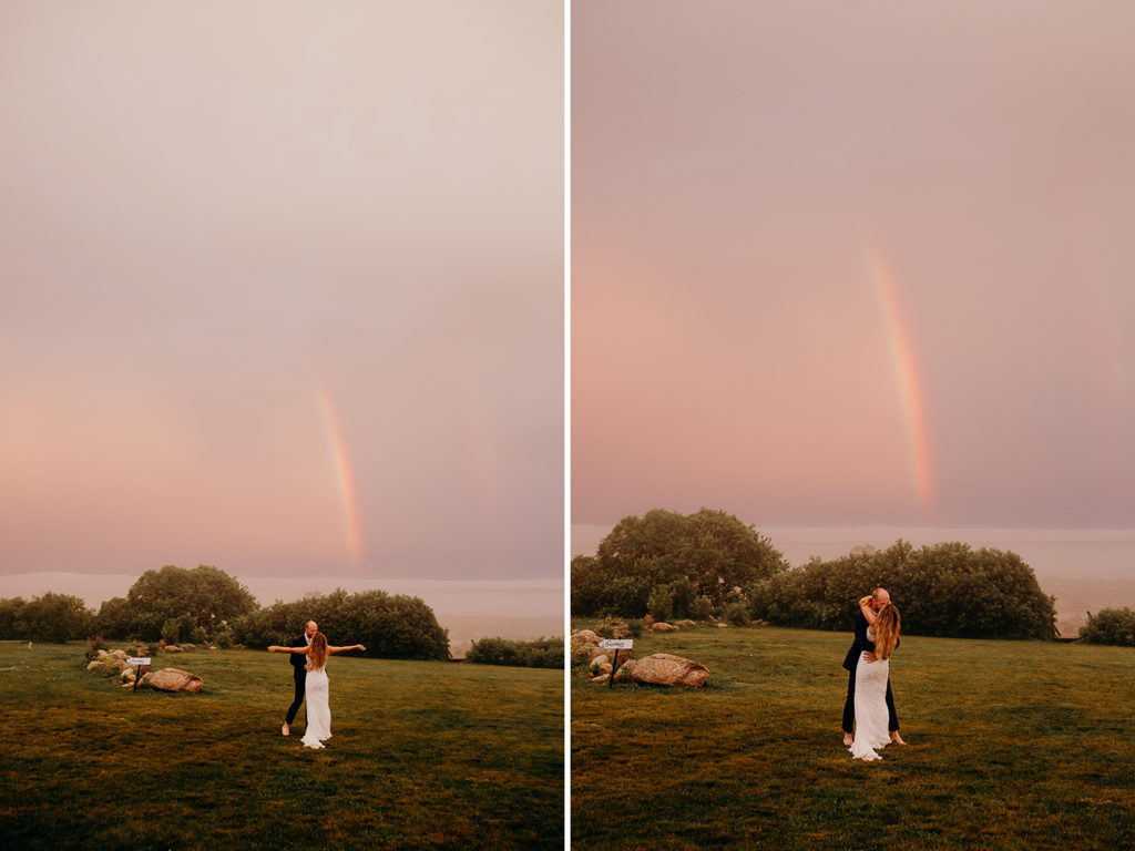 Maine Rainbow Wedding