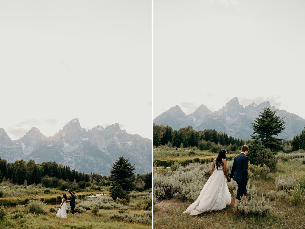 jackson hole backcountry elopement