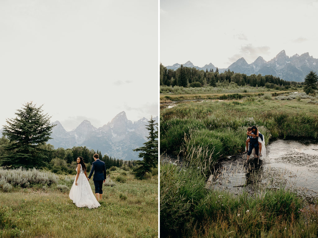 jackson hole wedding portraits