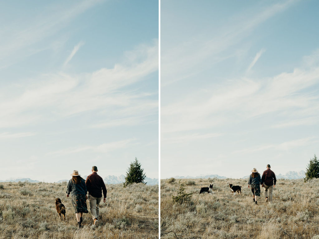 jackson hole adventure engagement