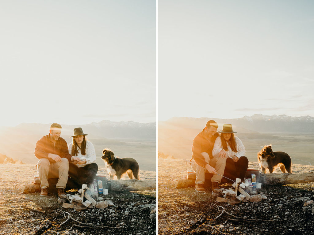 jackson hole adventure engagement