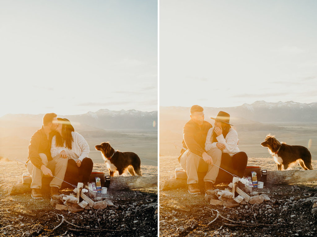 jackson hole adventure engagement