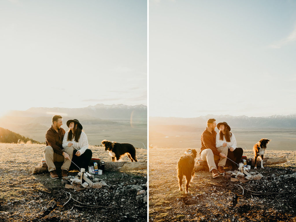 jackson hole adventure engagement