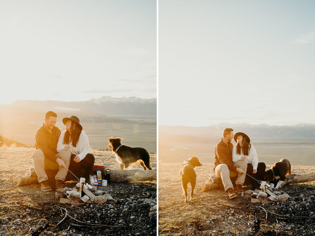 jackson hole adventure engagement