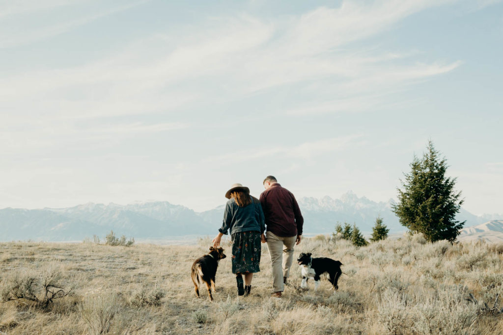 jackson hole adventure engagement
