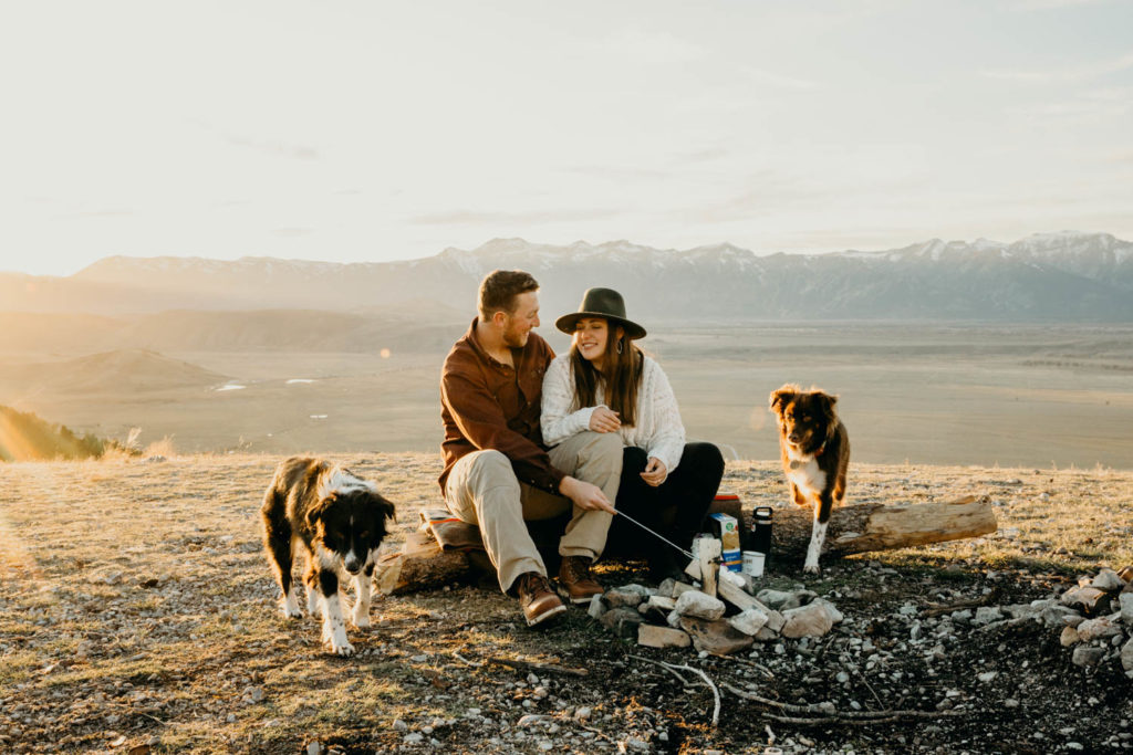 jackson hole adventure engagement