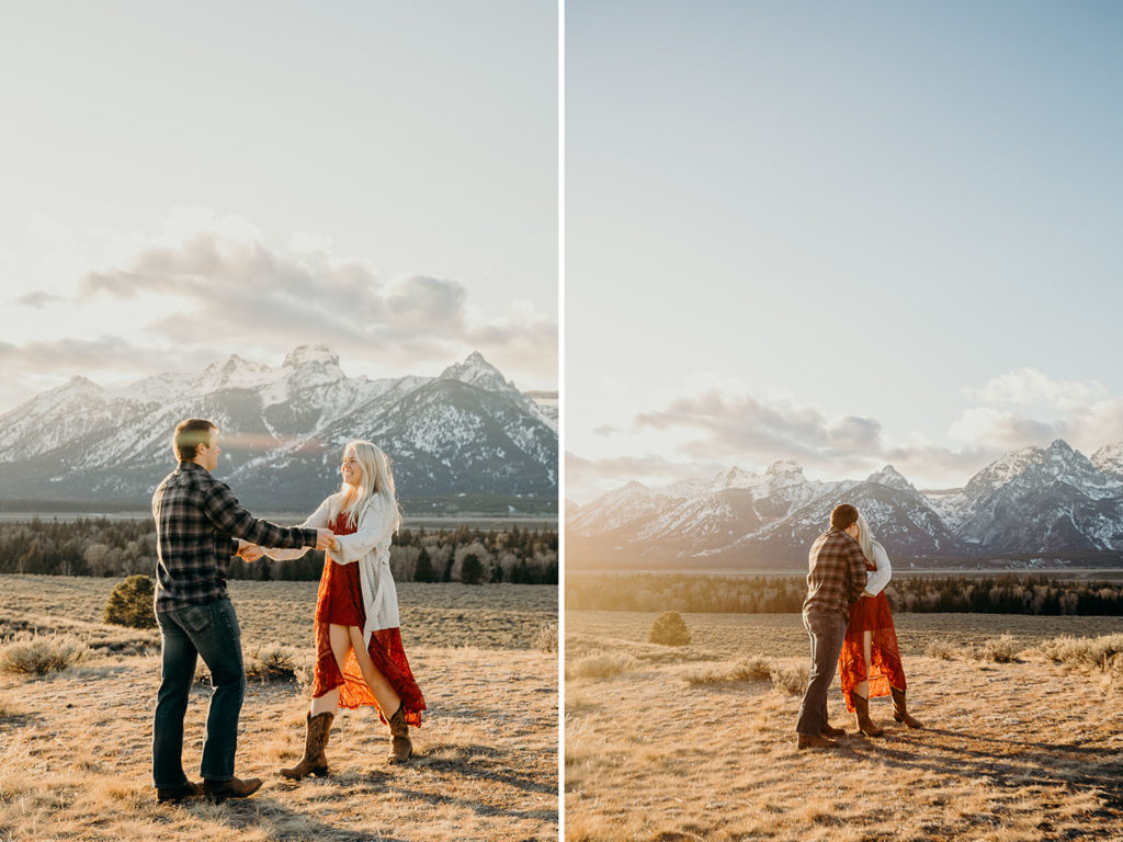 Grand Teton National Park Adventure Engagement