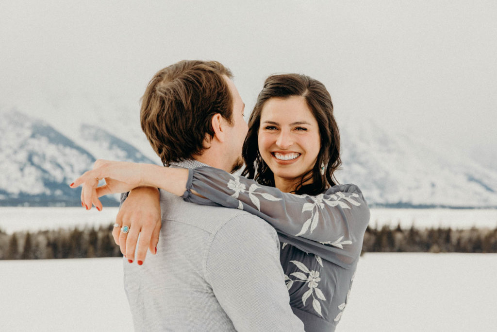 Grand Teton National Park Winter Engagement