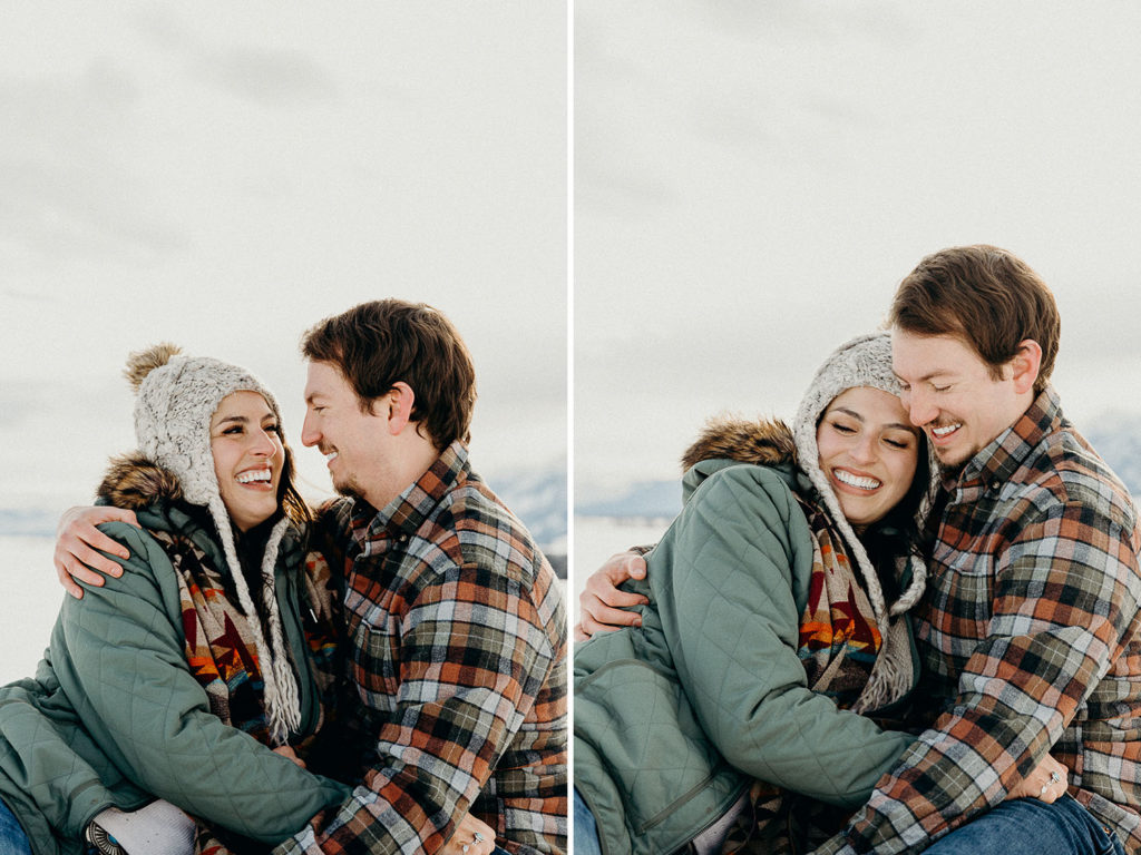 Grand Teton National Park Winter Engagement