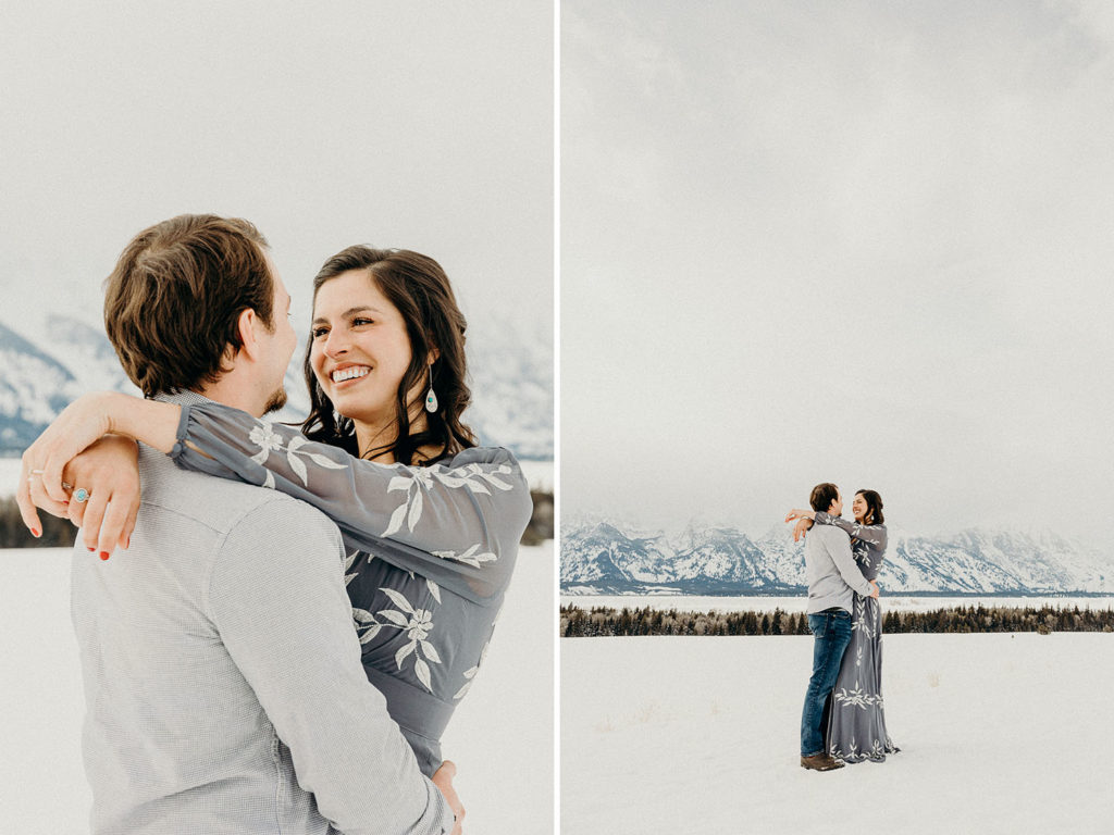 Grand Teton National Park Winter Engagement