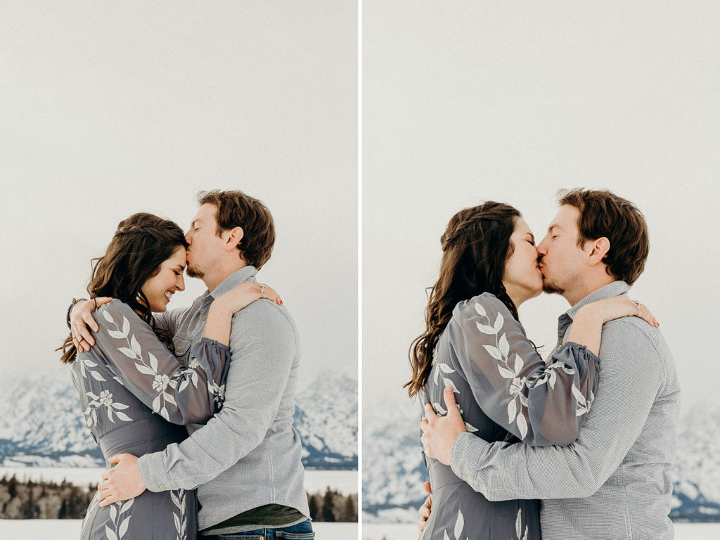 Grand Teton National Park Winter Engagement