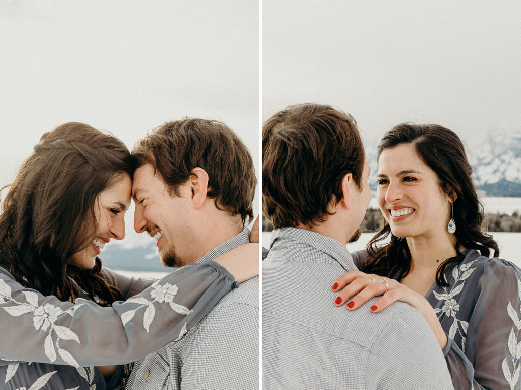 Grand Teton National Park Winter Engagement