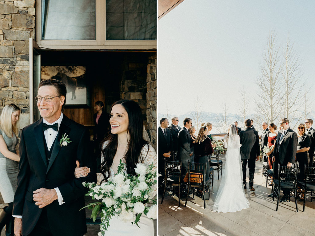 Intimate Amangani Wedding