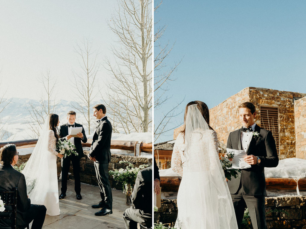 Intimate Amangani Wedding