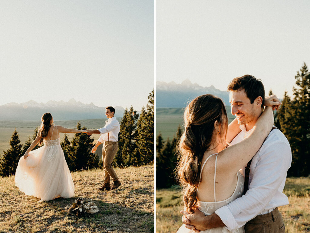 Jackson Hole adventure wedding