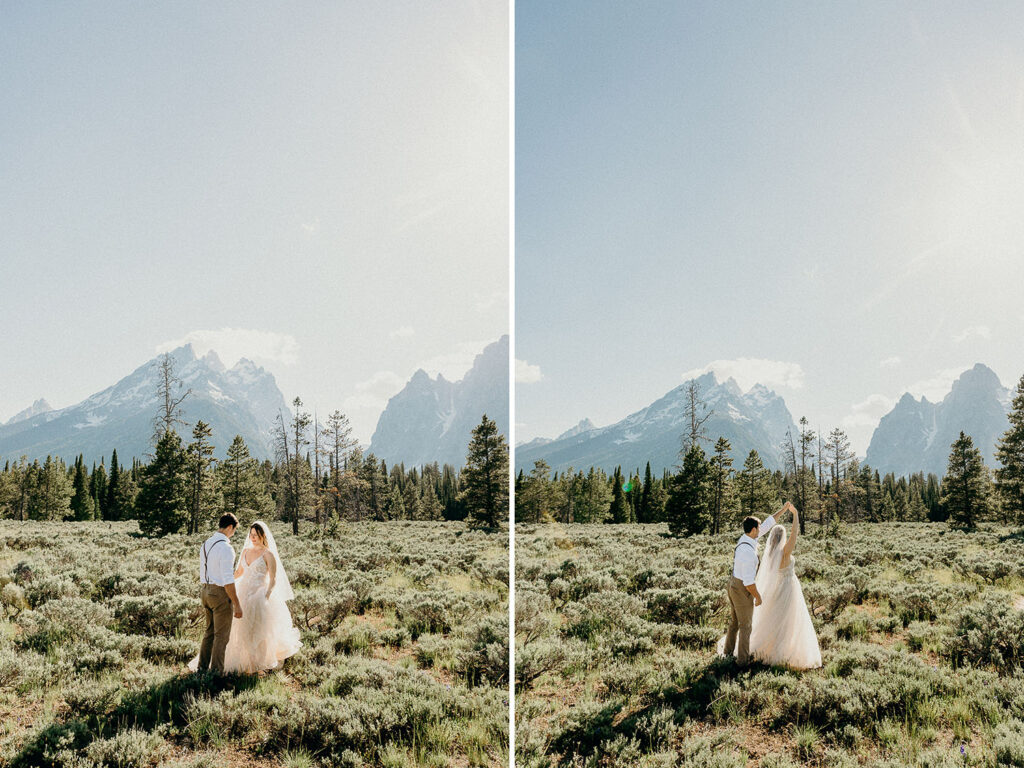 Jackson Hole adventure wedding