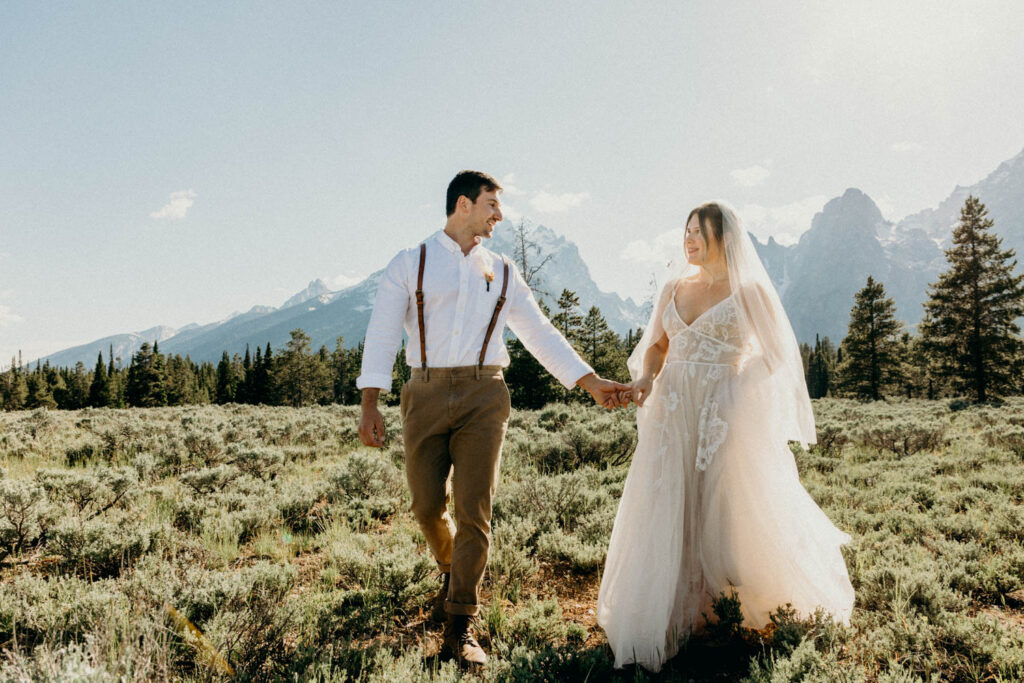 Jackson Hole adventure wedding