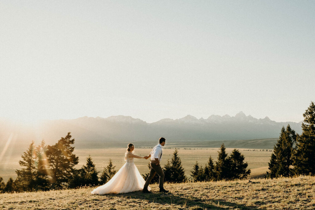 Jackson Hole adventure wedding