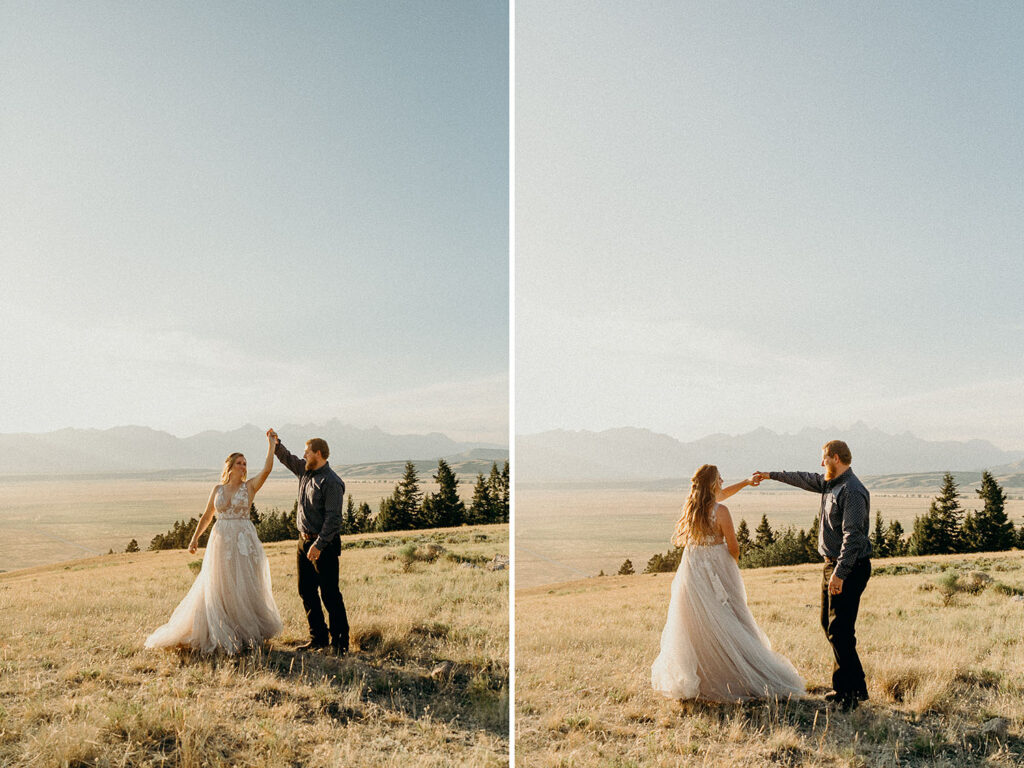 Mormon Row Wedding
