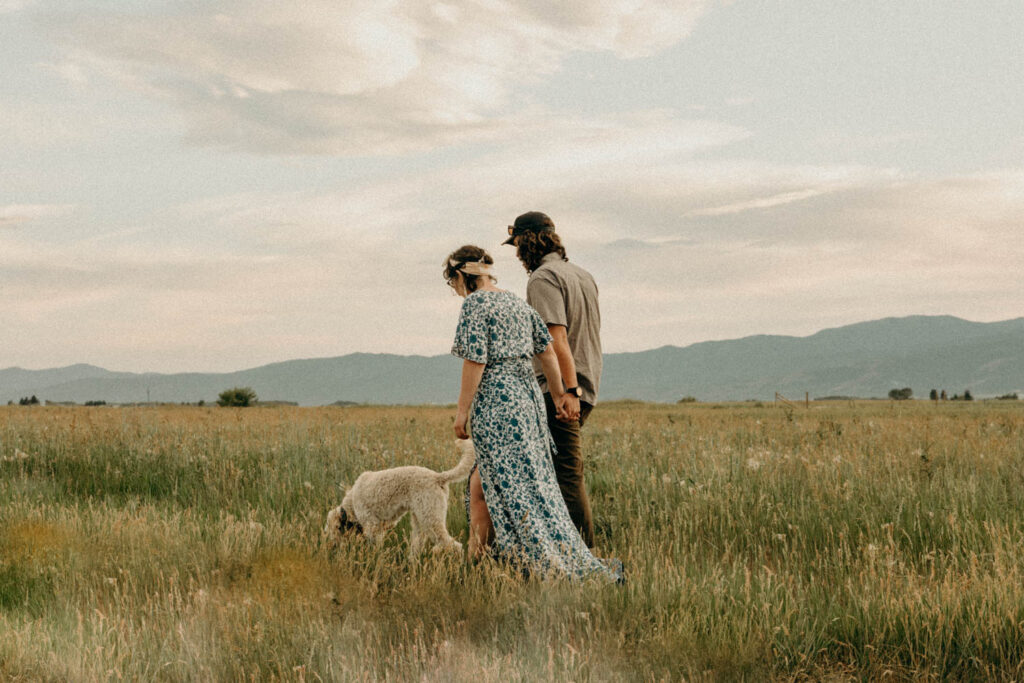 Idaho Field Couples Session