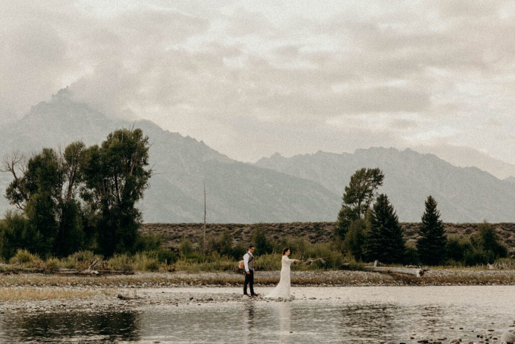 fly-fishing elopement