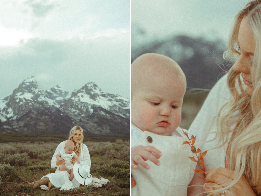 Mountain Family session in the Tetons